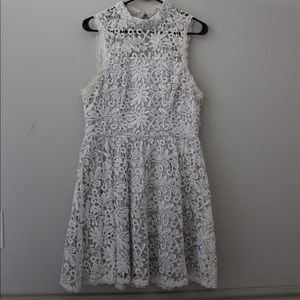 Only Worn Once! Lace White Dress